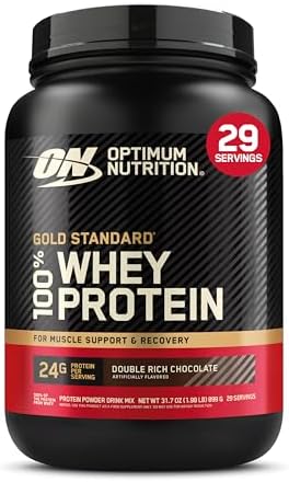 Optimum Nutrition Gold Standard 100% Whey Protein Powder support and recovery