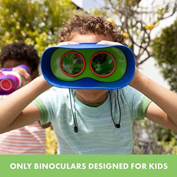 Educational Insights GeoSafari Jr. Kidnoculars - Binoculars for Kids Ages 3+, STEM and Outdoor Toys for Toddlers, Gifts for Toddlers, Educational Toys for Kids
