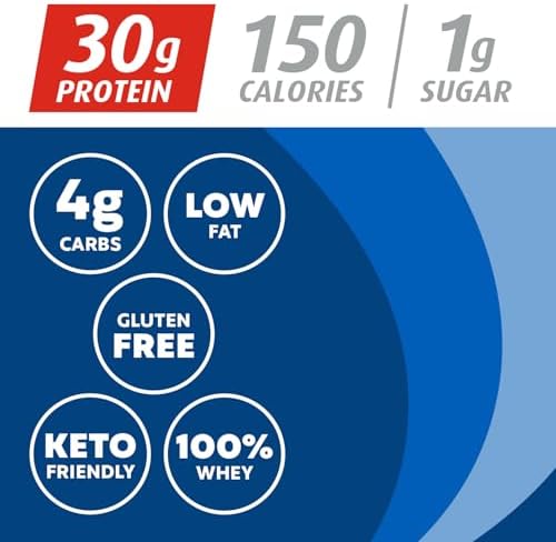 Premier Protein Powder, Vanilla Milkshake, 30g Protein, 1g Sugar, 100% Whey Protein, Keto Friendly, No Soy Ingredients, Gluten Free, 17 Servings, 23.3 Ounces