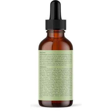 Mielle Organics Rosemary Mint Scalp & Hair Strengthening Oil for All Hair Types, 2 Ounce